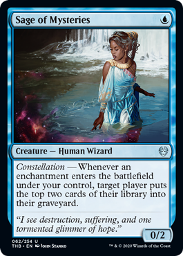 Sage of Mysteries (Theros Beyond Death) Light Play Foil