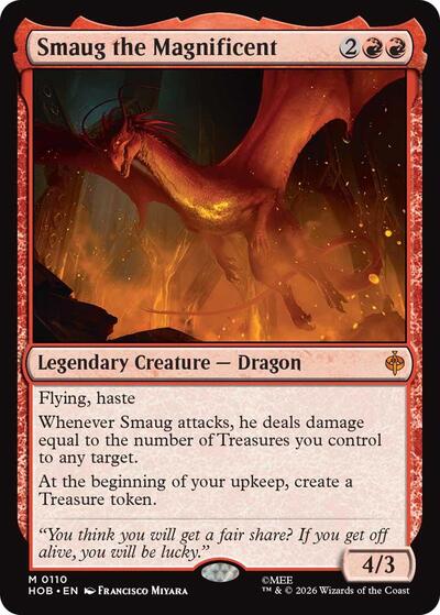 Smaug the Magnificent (The Hobbit) Light Play Foil