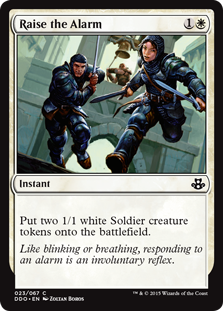 Raise the Alarm (Duel Decks: Kiora vs Elspeth) Light Play
