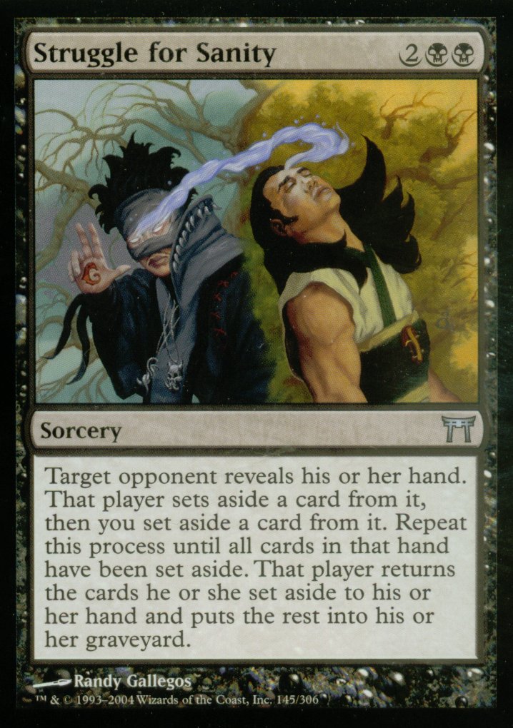 Struggle for Sanity (Champions of Kamigawa) Light Play