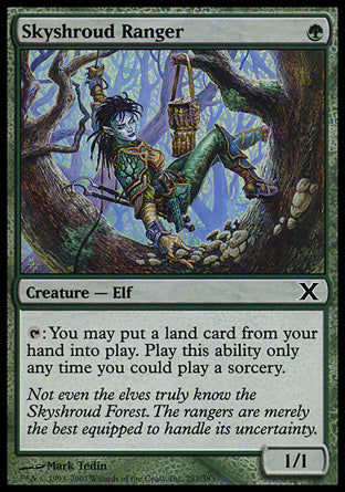 Skyshroud Ranger (10th Edition) Light Play