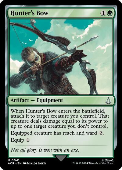 Hunter's Bow (Universes Beyond: Assassin's Creed) Light Play Foil