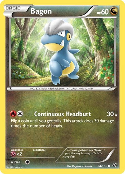 Bagon (54) (XY Roaring Skies) Medium Play