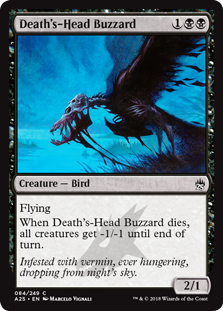 Death's-Head Buzzard (Masters 25) Light Play Foil