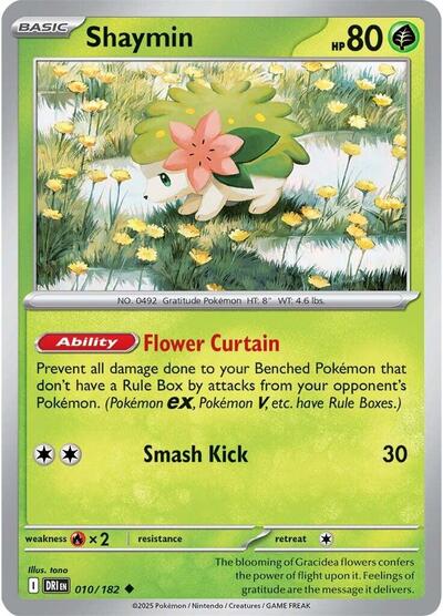 Shaymin - 010 (SV10: Destined Rivals) Light Play