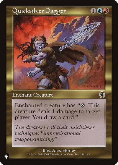 Quicksilver Dagger (The List) Light Play