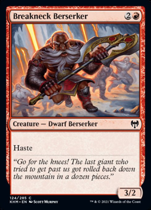 Breakneck Berserker (Kaldheim) Light Play Foil