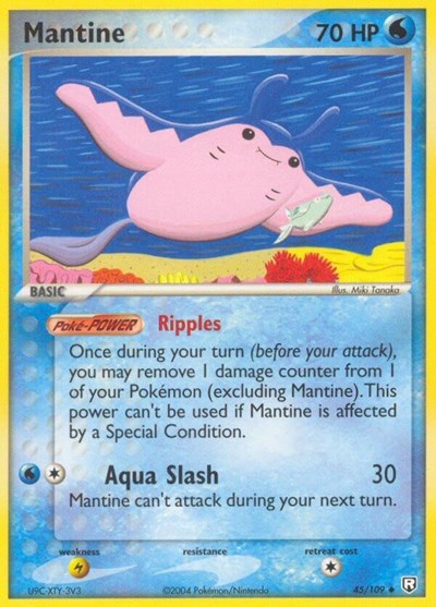 Mantine (Team Rocket Returns) Damaged / Poor