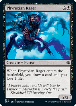 Phyrexian Rager (Jumpstart) Light Play