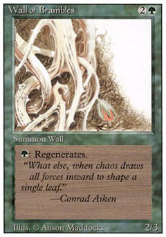 Wall of Brambles (Revised) Damaged / Poor
