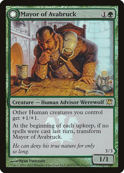 Mayor of Avabruck (Promos: Prerelease Cards) Medium Play Foil