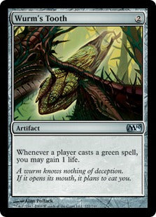 Wurm's Tooth (Magic 2010 Core Set) Light Play