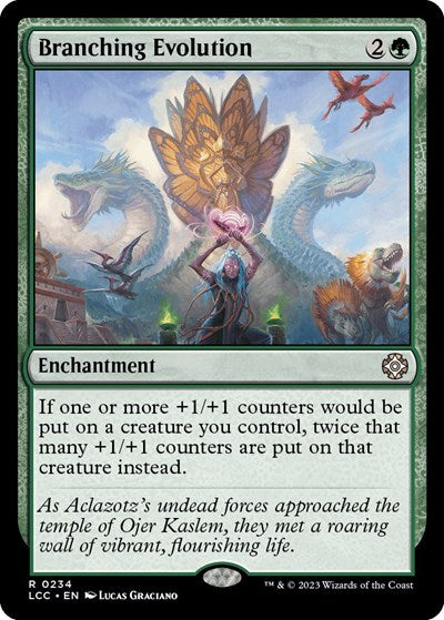 Branching Evolution (Commander: The Lost Caverns of Ixalan) Light Play