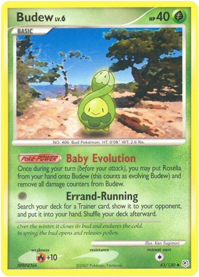 Budew (Diamond and Pearl) Medium Play