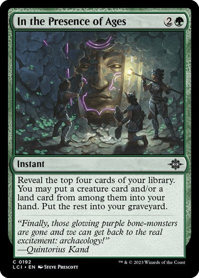 In the Presence of Ages (The Lost Caverns of Ixalan) Light Play