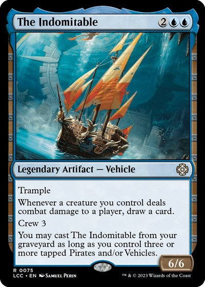 The Indomitable (Commander: The Lost Caverns of Ixalan) Light Play