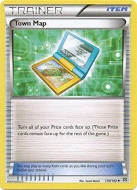 Town Map (XY - BREAKthrough) Heavy Play