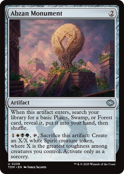 Abzan Monument (Tarkir: Dragonstorm) Light Play
