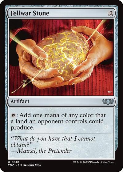 Fellwar Stone (Commander: Tarkir: Dragonstorm) Light Play