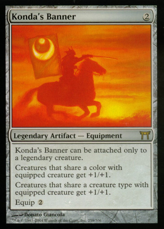 Konda's Banner (Champions of Kamigawa) Light Play