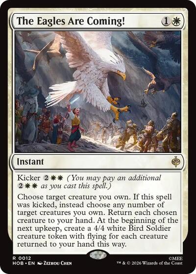 The Eagles Are Coming! (The Hobbit) Light Play Foil