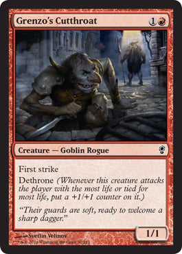 Grenzo's Cutthroat (Conspiracy) Light Play