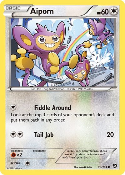 Aipom (XY - Steam Siege) Heavy Play