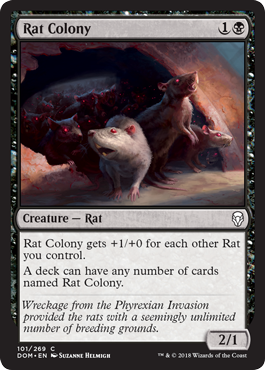 Rat Colony (Dominaria) Light Play