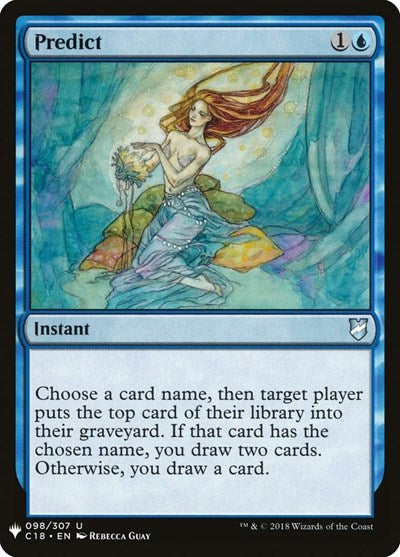Predict (Mystery Booster) Near Mint