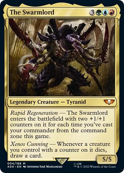 The Swarmlord (Surge Foil) (Universes Beyond: Warhammer 40K) Near Mint Foil