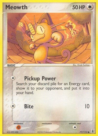 Meowth (Delta Species) Light Play