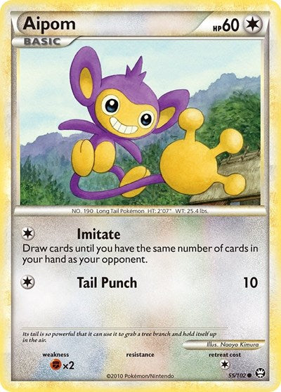Aipom (Triumphant) Damaged / Poor
