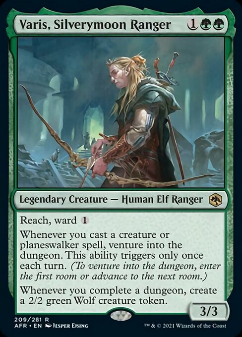 Varis, Silverymoon Ranger (Adventures in the Forgotten Realms) Light Play