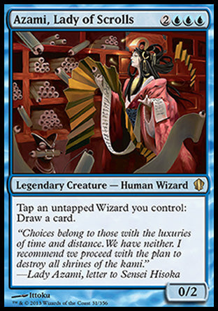 Azami, Lady of Scrolls (Commander 2013 Edition) Light Play