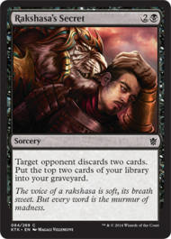 Rakshasa's Secret (Khans of Tarkir) Light Play
