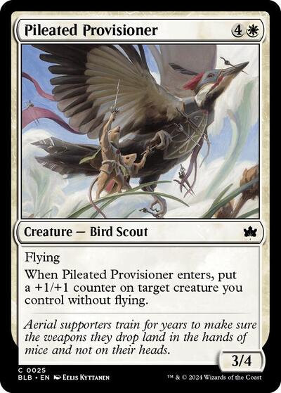 Pileated Provisioner (Bloomburrow) Light Play