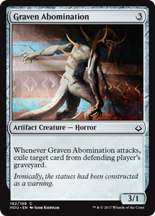 Graven Abomination (Hour of Devastation) Light Play