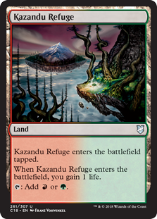 Kazandu Refuge (Commander 2018) Light Play