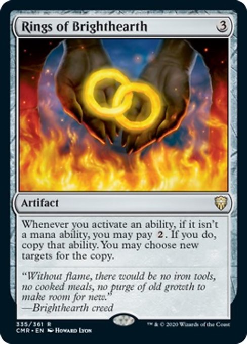 Rings of Brighthearth (Commander Legends) Light Play