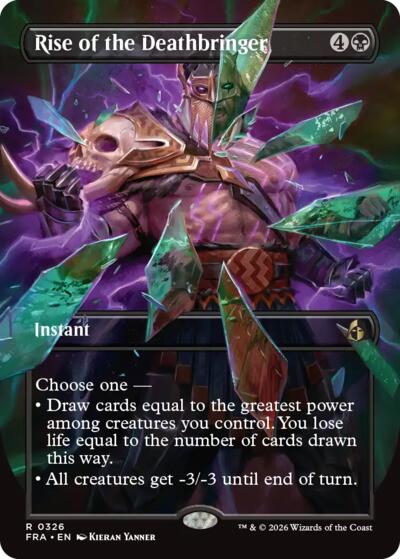 Rise of the Deathbringer (Borderless) (Reality Fracture) Light Play