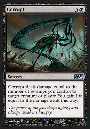 Corrupt (Magic 2011 Core Set) Light Play