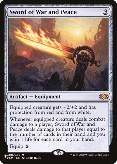 Sword of War and Peace (The List) Near Mint