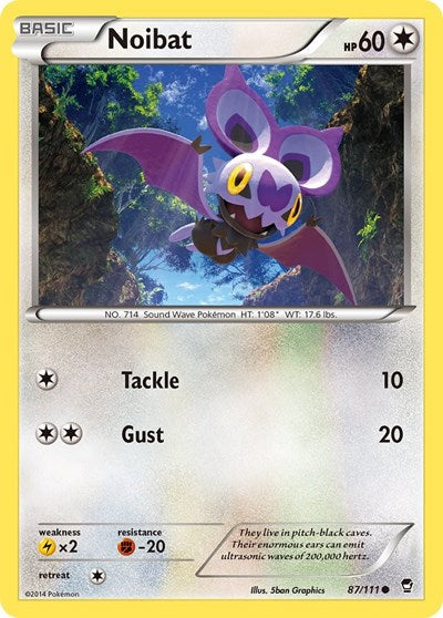 Noibat (XY - Furious Fists) Light Play