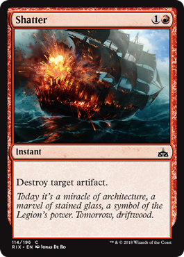 Shatter (Rivals of Ixalan) Light Play