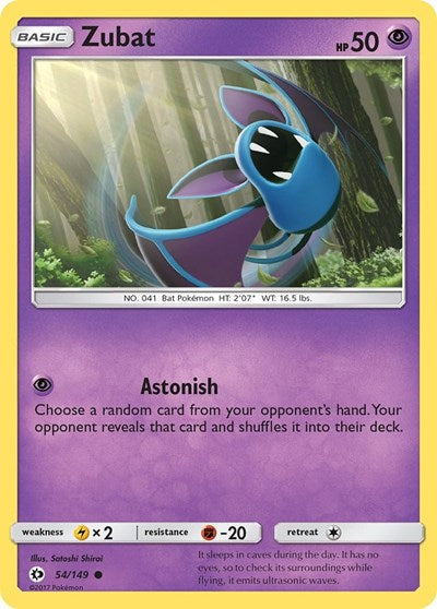 Zubat (SM Base Set) Medium Play