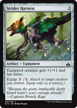 Strider Harness (Rivals of Ixalan) Light Play