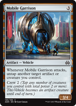 Mobile Garrison (Aether Revolt) Light Play