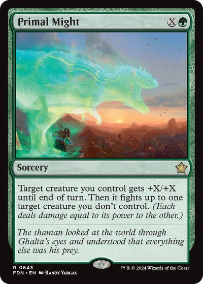 Primal Might (Foundations) Light Play