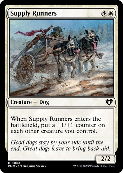 Supply Runners (Commander Masters) Light Play