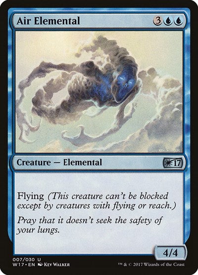 Air Elemental (Welcome Deck 2017) Light Play